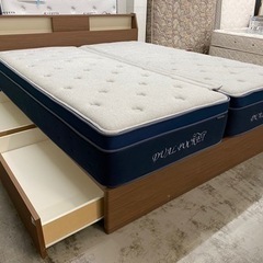 愛品館 江戸川店】NITORI（ニトリ） クイーンベッド ID:153-018732-007