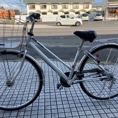 【26インチ自転車】パナソニック製ベルト式　内装5段変速　LEDオートライト付　前タイヤ、チューブ新品❗️リヤ耐摩耗タイヤ使用❗️　若林自転車　膳所店　SALE中❗️