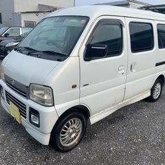 エブリィワゴン　ターボ　平成13年式　走行17万キロ　車検2年付