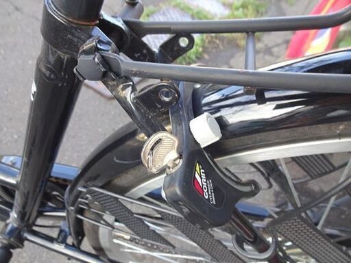 27インチ 自転車 6段変速 カギ付き ブラック Bellfast ママチャリ