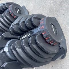 DUMBBELL　可変式ダンベル 片方40kg 2セット