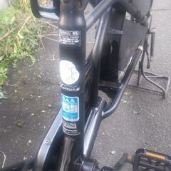 【9月30日まで】　20インチ自転車　子供用イス付き