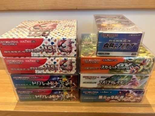 ポケカ　未開封boxまとめ売り