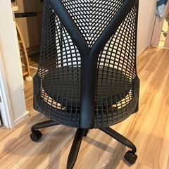 ハーマンミラー　セイルチェア　黒　前傾機能なし