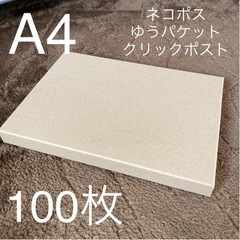 【100枚】未使用品　ネコポス最大サイズ　厚さ3cm A4サイズ...