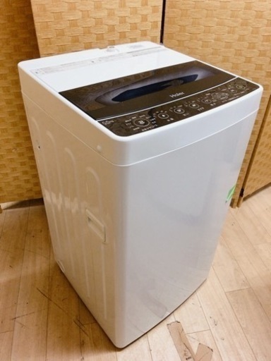 【引取】Haier ハイアール JW-C55D 2019年製 5.5kg 全自動電気洗濯機