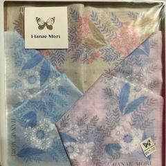 Hanae Moriハンカチ⭐︎３枚セット⭐︎新品⭐︎箱入り