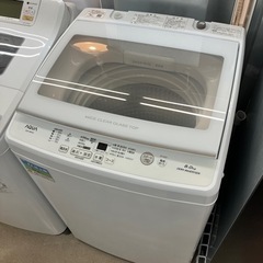 ガラストップ?2021年製 AQUA 8kg洗濯機 AQW-V8M アクア 177