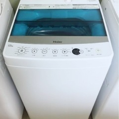 (送料無料) 2020年 極美品 5.5kg 洗濯機 3Dウィングパルセータ 風乾燥　④