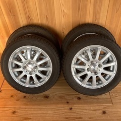 週末限定割引!! PIAA 軽量アルミ 185/55R15 バリ山タイヤセット-tops