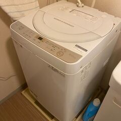 【決まりました】シャープ ES-GE6C-W 全自動洗濯機 (洗...