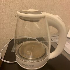 HAGOOGI 電気ケトル ガラス 1.2L コーヒーメーカー