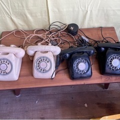 昔の電話機　4個セット　レトロ　ジャンク