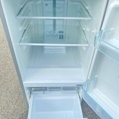 福岡市内配送無料　パナソニック Panasonic NR-B149W-S [冷蔵庫(138L 右開き) 2ドア シルバー]