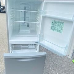 福岡市内配送無料　パナソニック Panasonic NR-B149W-S [冷蔵庫(138L 右開き) 2ドア シルバー]