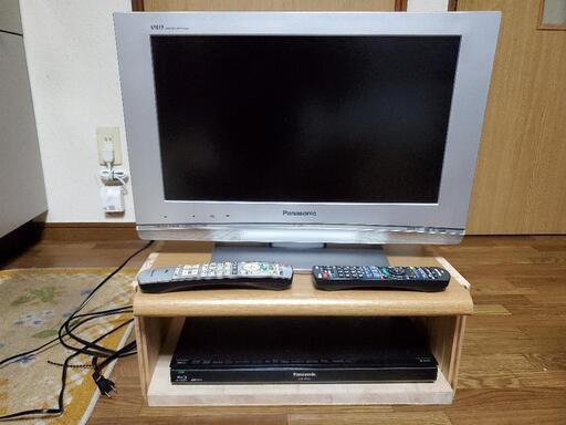 【後払い手数料無料】 お取引中です。パナソニックテレビ＆Blu-rayセット（早期特典有） テレビ