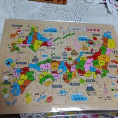 木製知育パズル（日本地図）（新品）