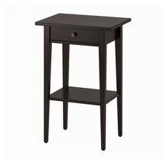 【IKEA】HEMNES ヘムネス サイドテーブル（ブラックブラウン）