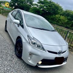 低走行！3万KM☆車検2年可 H24年後期型◆　ＴＯＹＯＴＡ　トヨタ　30プリウス　人気シルバー☆Ｓグレード 新品アンドロイドナビ★車検2年可！