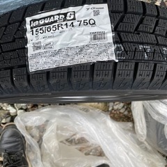 [新品未使用] スタッドレス　155/65/r14 75Q ヨコハマIG60