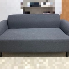 【ネット決済・配送可】IKEA 2人掛けソファ