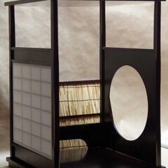 H48㎝吉野棚 茶道具 組立式 四方棚 紙箱