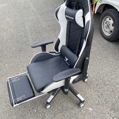 配送可能　GXTRACE ゲーミングチェア １６５度リクライニング機能 ハイバック テレワーク椅子 PCチェア (White)