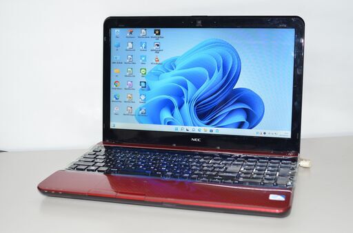 中古良品ノートパソコン Windows11+office 爆速SSD256GB NEC LS150/L Celeron-1000M/メモリ4GB/15.6インチ/WEBカメラ/HDMI/無線/テンキー