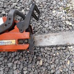 【与作】エンジンチェーンソー　函館