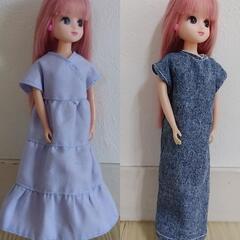 リカちゃん　ワンピース2枚セット　ハンドメイド