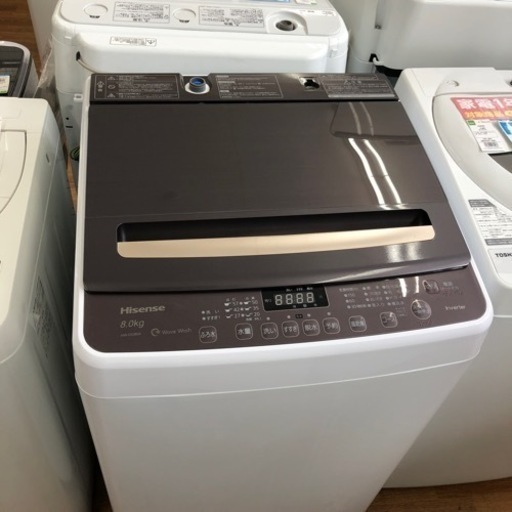 安心の1年保証付！！Hisense 全自動洗濯機　HW-DG80A 売ります！取りに来れる方限定！