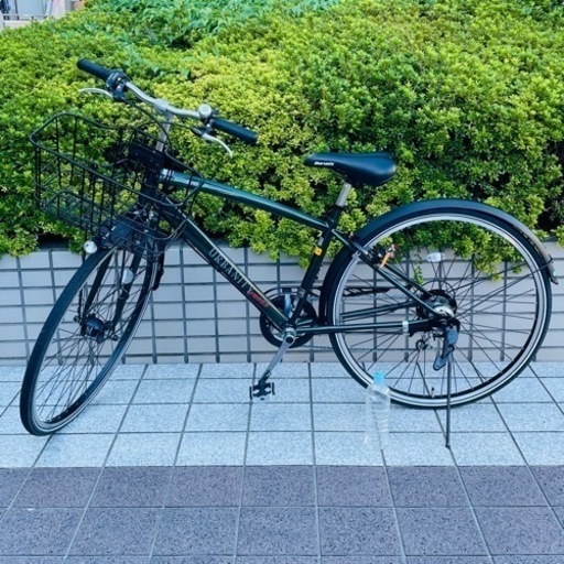 極美品 URBANITY CROSS アーバニティクロス 丸石サイクル スポーツ 自転車 ママチャリ６段変速