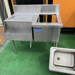 スチール流し台 １槽 シンク取り外し可能