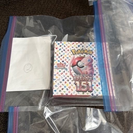 ポケモンカード 151 シュリンク付き 5box 151 5BOXセットシュリンク