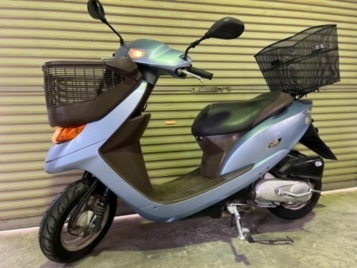 【売約済】実働 BT新品 ホンダ AF62 ディオ チェスタ 4スト バイクサイドスタンド付き  原付 スクーター ライトブルー