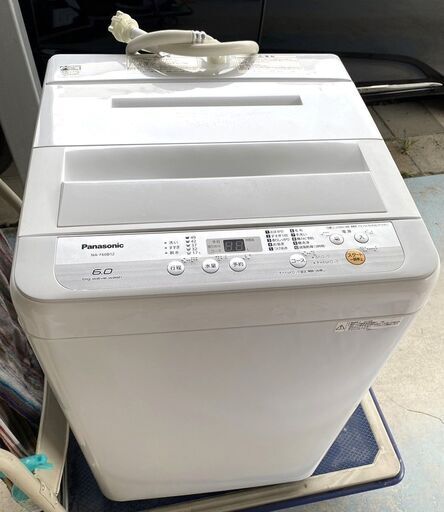 【終】G42　Panasonic/パナソニック　洗濯機　6㎏　NA-F60B12　ビッグウェーブウォッシュ　Panasonic　パナソニック　2018年製