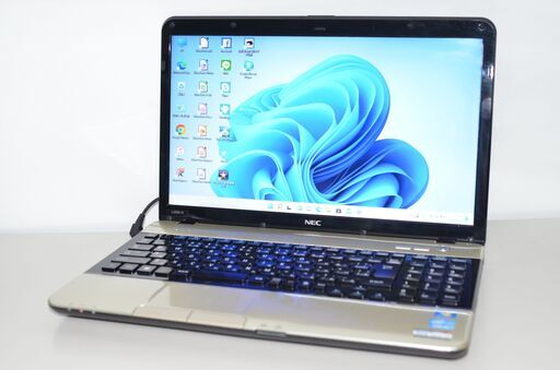 中古ノートパソコン 最新Windows11+office NEC LS550/E core i5-2410M/爆速SSD256GB/メモリ4GB/ブルーレイ/無線内蔵/USB3.0/便利なソフト