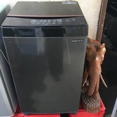 洗濯機　アイリスオーヤマ　ブラック　IAW-T603BL6kg ...