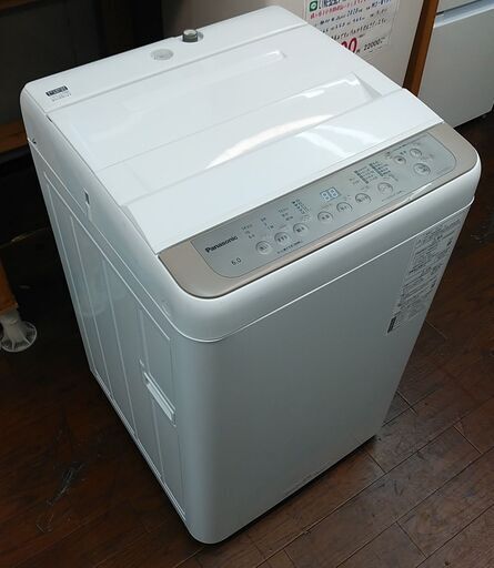 SALE! 3か月間保証☆配達有り！15000円(税込み）パナソニック 6㎏ 全自動 洗濯機 2021年製