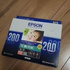 【未開封】エプソン　写真用紙　KGサイズ　200枚入