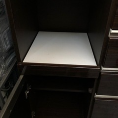 美品　NITORI ニトリ 食器棚 ポスティア キッチンボード 100cm