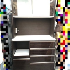 美品　NITORI ニトリ 食器棚 ポスティア キッチンボード 100cm