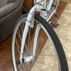 【値下げ致しました！！】WEEKEND BIKES 700C クロスバイク Size:510mm No.570●白系 ホワイト系 スポーツタイプ 自転車 チャリ ウィークエンドバイクス※現金、クレジット、ぺイペイ、スマホ決済対応