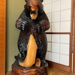 彫物　彫刻　熊