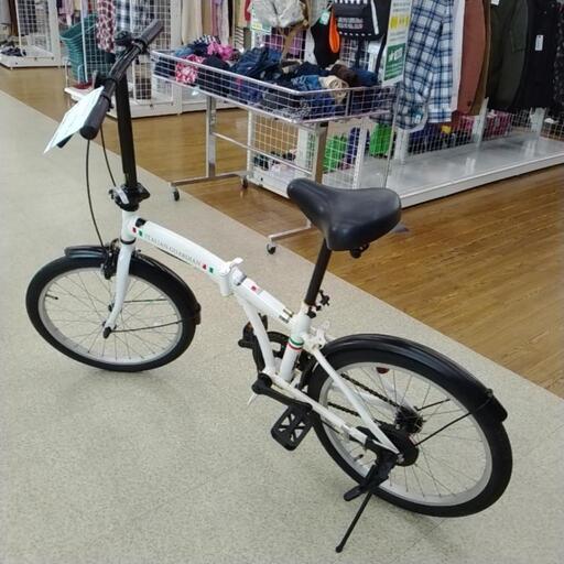 折りたたみ自転車 ホワイト 20インチ TJ1556
