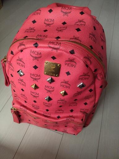 【値下げ】MCM リュック 赤