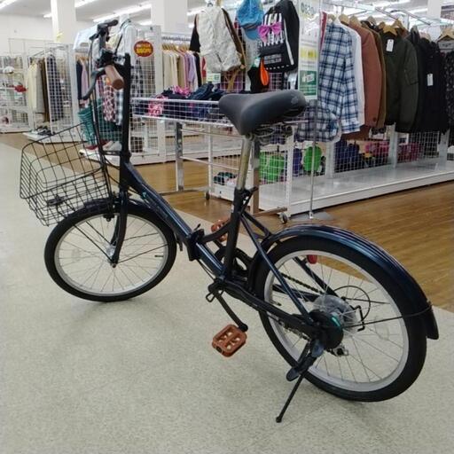 折りたたみ自転車 ネイビー 20インチ ギアあり TJ1557
