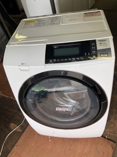 福岡市内配送設置無料　日立 HITACHI BD-S8700L-W [ビッグドラムスリム ななめ型ドラム式洗濯乾燥機（10.0kg） 左開き 自動お掃除搭載 ピュアホワイト]