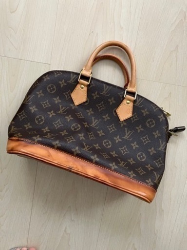 ヴィトン アルマ 中古 シミ汚れ有り
