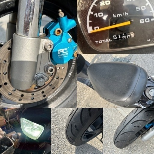 ☆ジョグアプリオ快速2スト！フロントディスクブレーキ^_^外装カウルやプラグなど新品交換！色々整備で快調ですよ☆50cc原付スクーター☆ ☆ジョグアプリオ快速2スト！フロントディスクブレーキ^_^外装カウルや